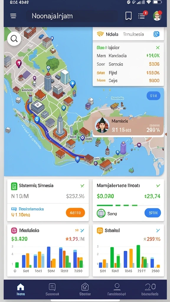 Screenshot menunjukkan pilihan permainan taruhan yang beragam.