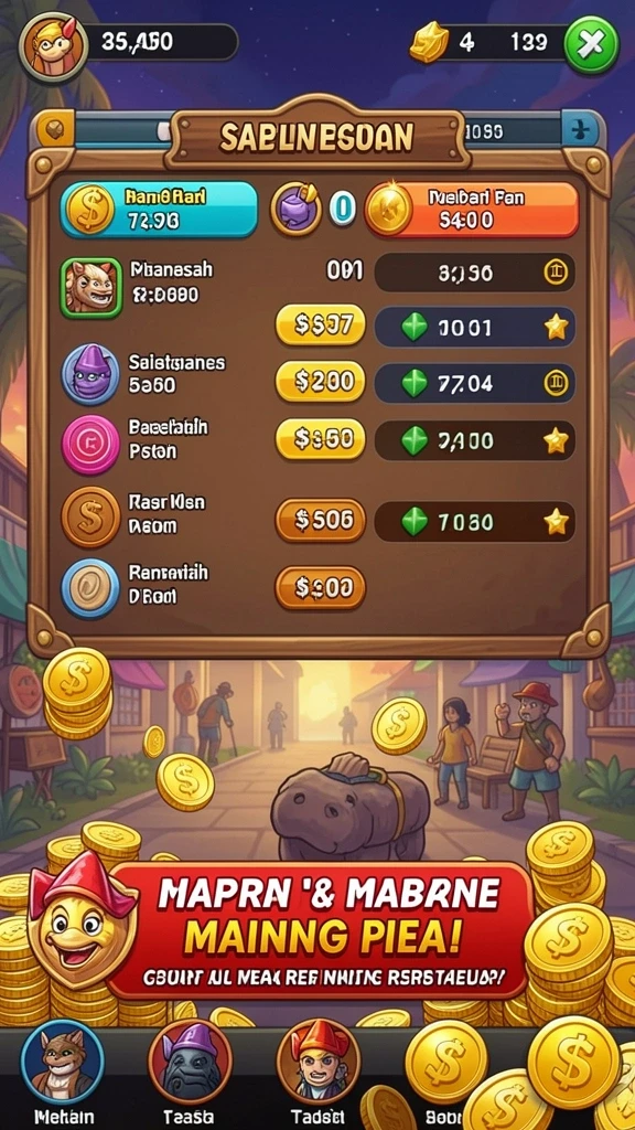 Sistem peringkat menambah elemen kompetisi yang seru.