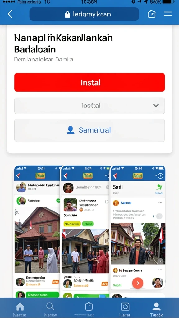 Menu interaktif yang memudahkan navigasi permainan.