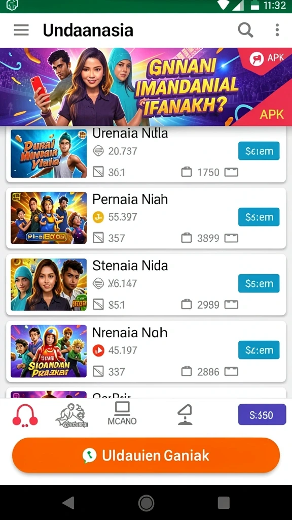 Fitur reward menarik untuk memotivasi pemain.