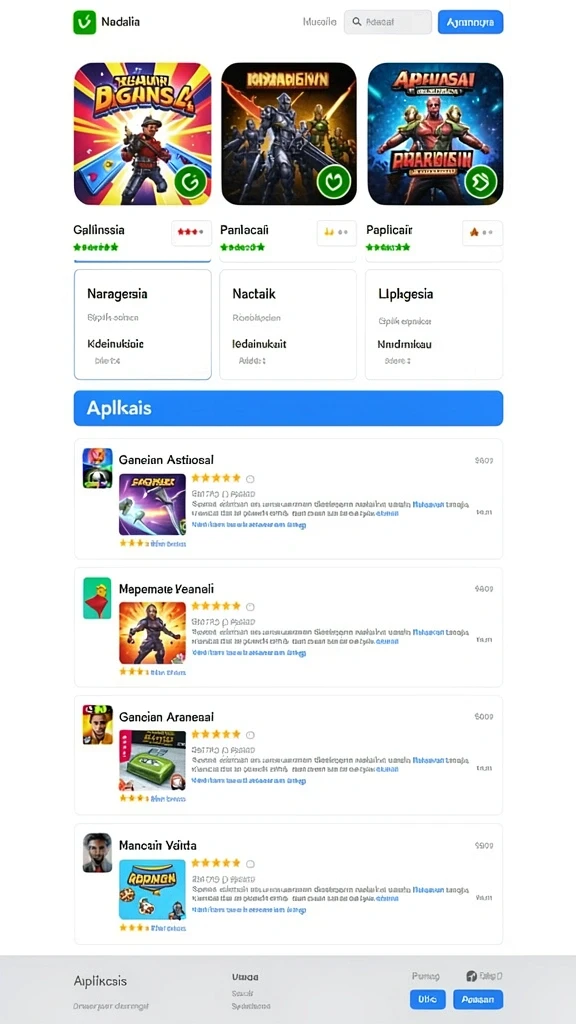 Tampilan antarmuka yang user-friendly dan menarik.