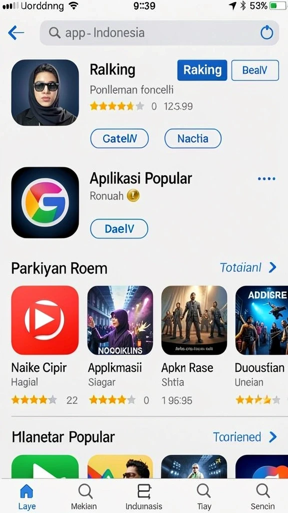 Tampilan antarmuka yang memudahkan navigasi pengguna.