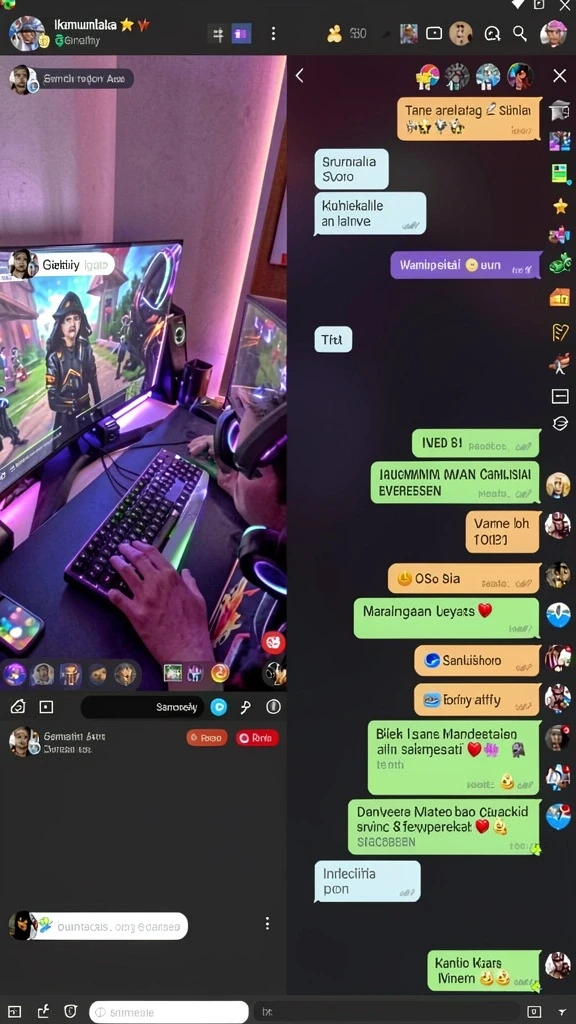 Pengalaman multiplayer seru dengan teman-teman.