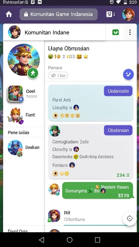 Screenshot dari salah satu level yang penuh tantangan.