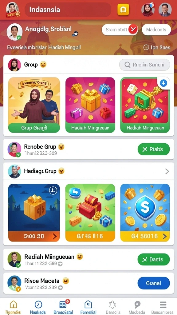Berbagai tantangan menarik setiap harinya.