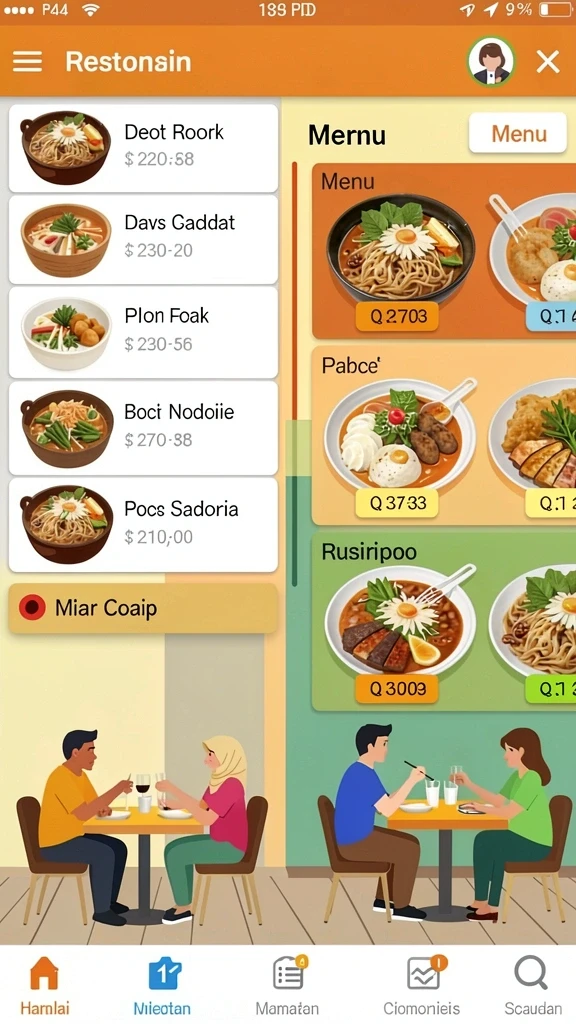 Screenshot menunjukkan antarmuka permainan yang intuitif.