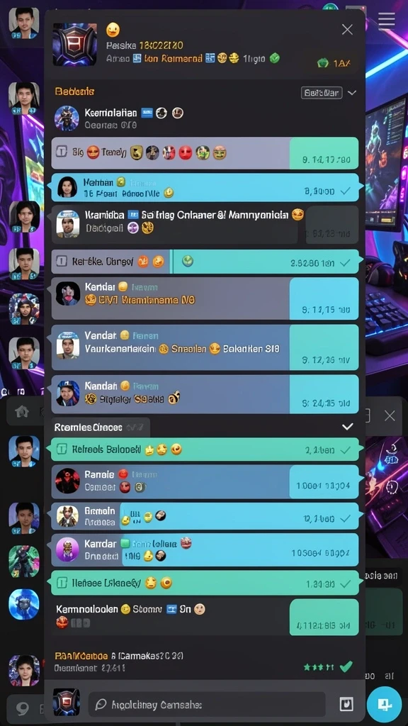 Mode kompetitif yang seru dan menantang.