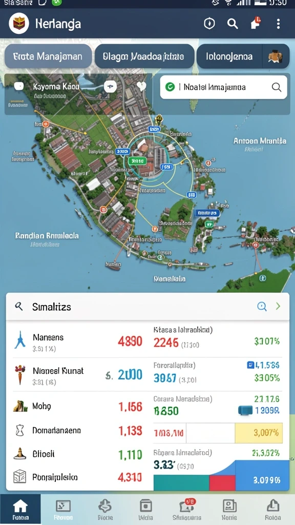Menikmati tantangan level yang semakin seru.