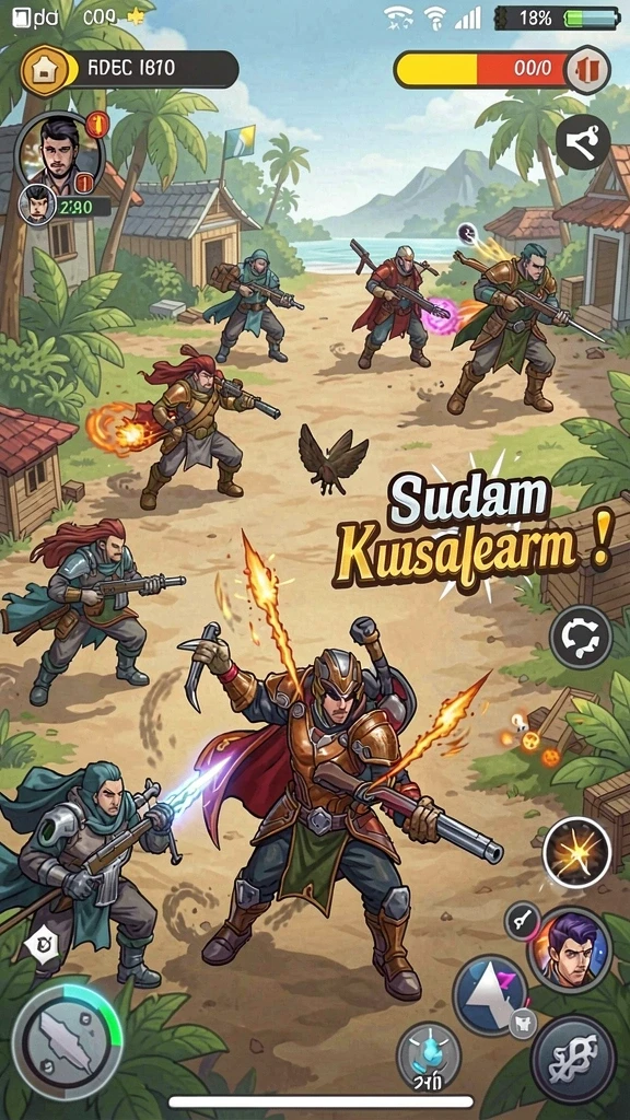 Gameplay adiktif yang membuat ketagihan.