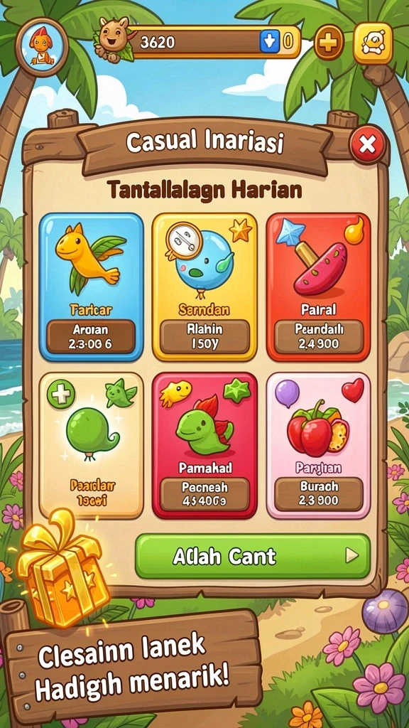 Tampilan antarmuka yang menarik dan mudah dipahami.