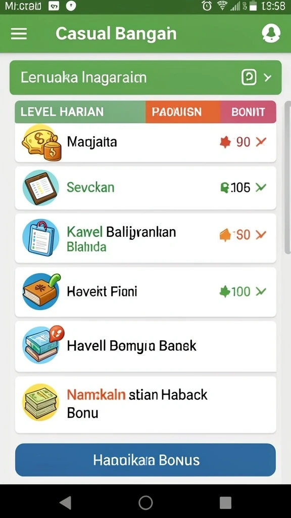 Fitur karakter yang menarik dan beragam.