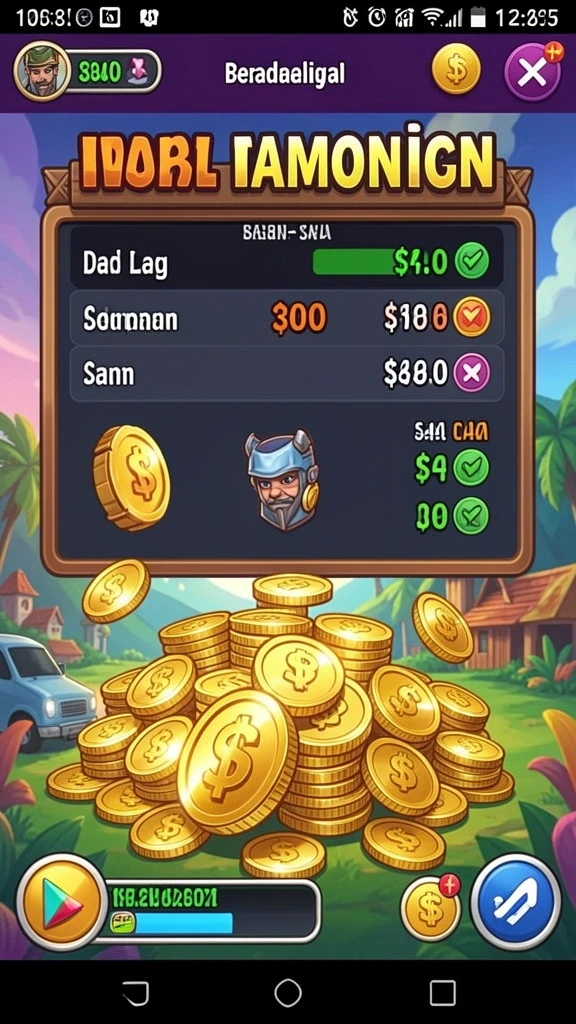 Screenshot 1: Tampilan awal game IDPKING yang menarik.