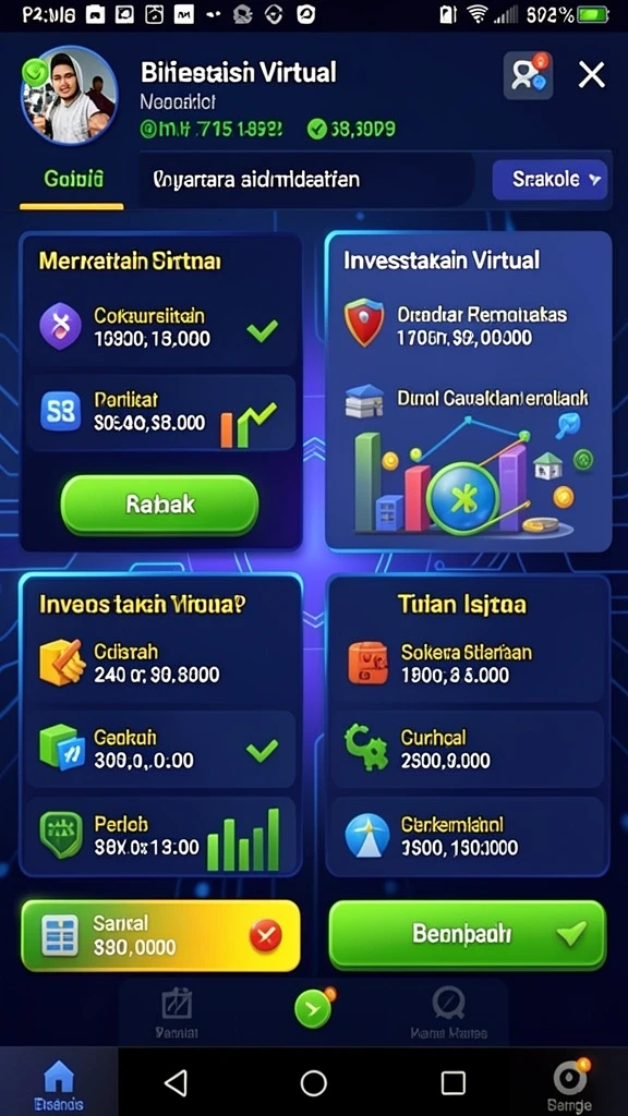 Tangkapan layar menampilkan karakter utama dalam aksi epic.
