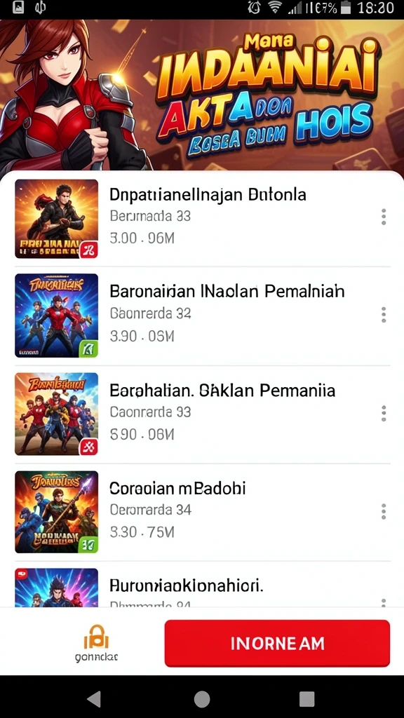 Karakter yang beragam dan menarik.