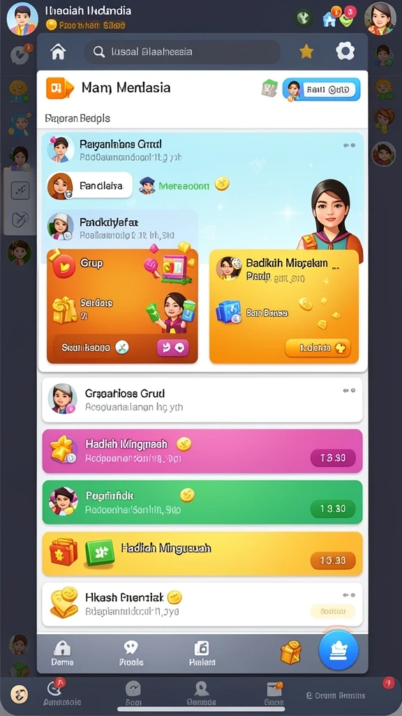 Screenshot menunjukkan tampilan antarmuka utama KOIN138 yang menarik.