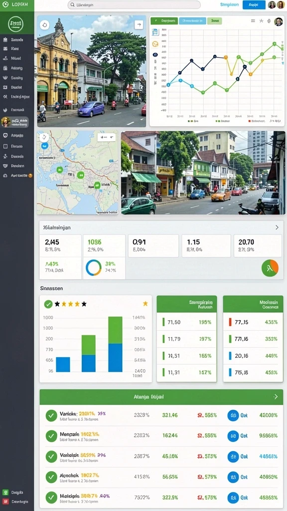 Tampilan antarmuka yang user-friendly dan modern.
