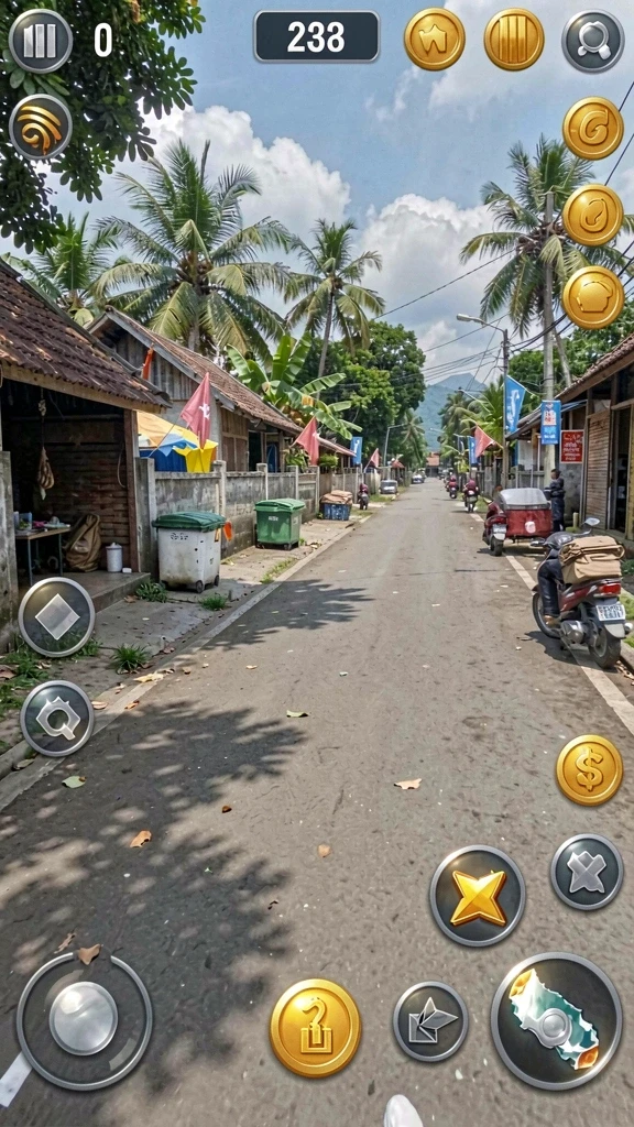 Tampilan antarmuka aplikasi yang ramah pengguna.