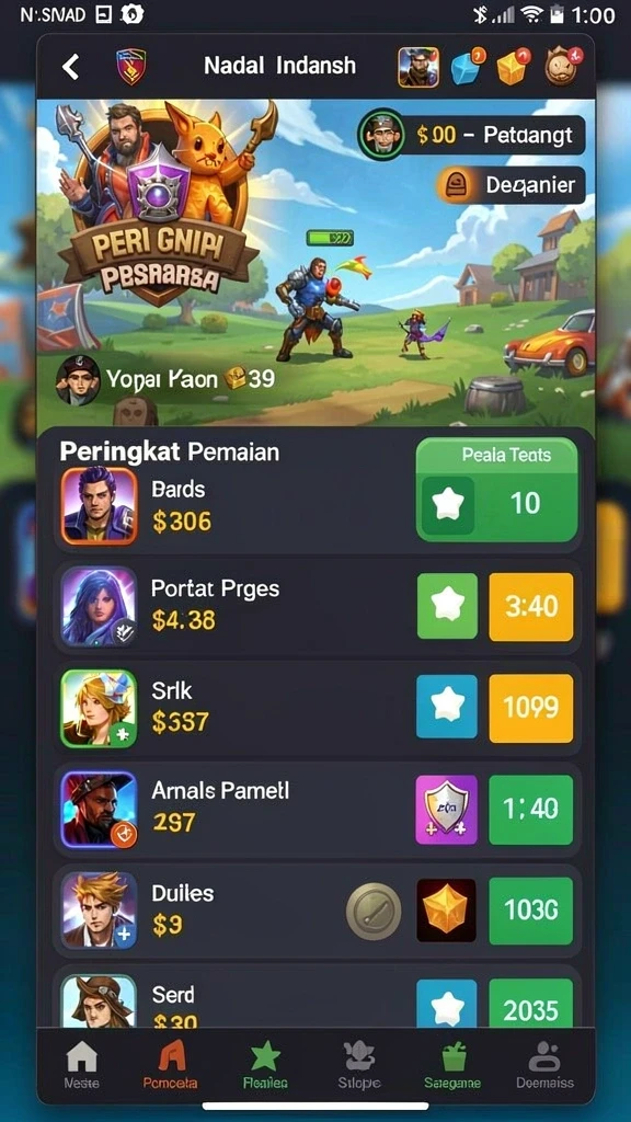 Tantangan seru di setiap level yang membuat ketagihan.