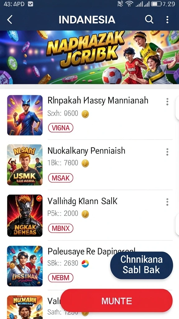 Tampilan antarmuka yang sederhana dan menarik.