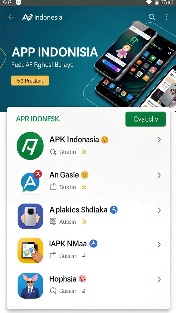 Karakter-karekter unik yang bisa dipilih.
