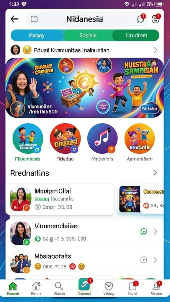 Beragam karakter unik dengan kemampuan berbeda.
