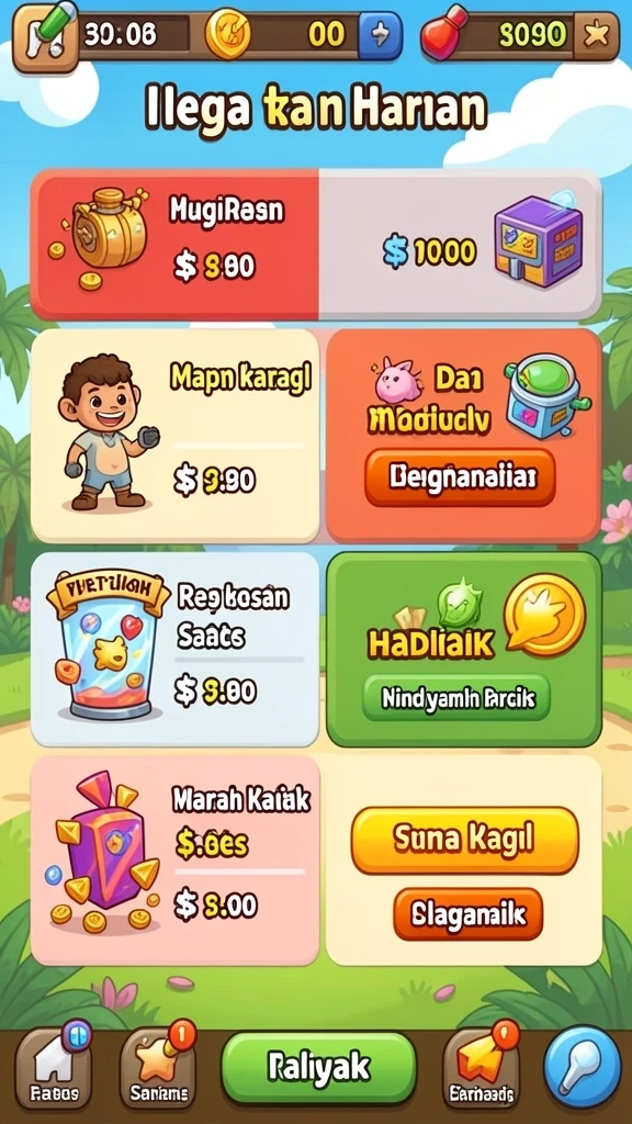 Halaman utama dengan pilihan permainan togel yang beragam.