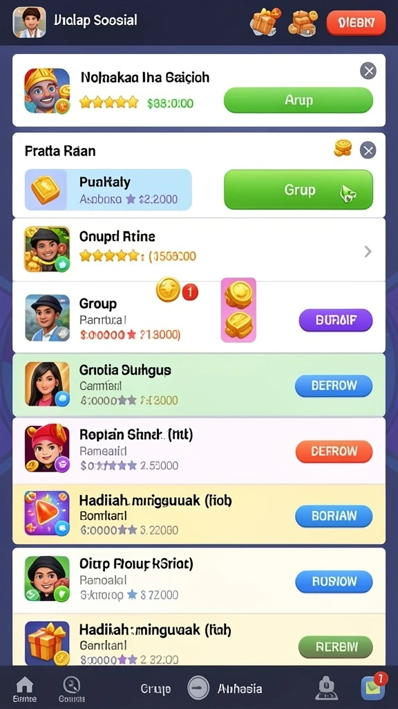Screenshot dari mode multiplayer yang seru di OKIDR.