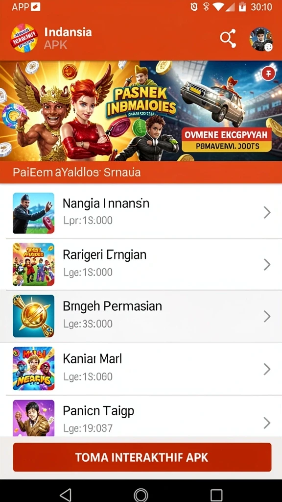 Tampilan antarmuka yang user-friendly.
