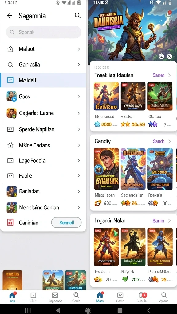 Mode permainan multiplayer yang dapat dimainkan bersama teman.