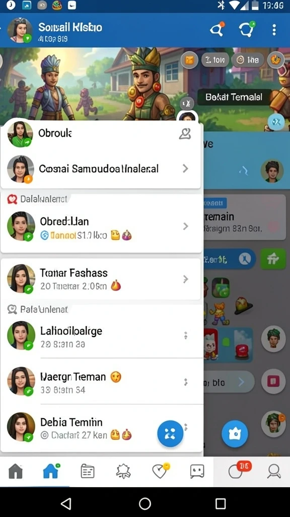 Tampilan awal yang menarik dan intuitif.