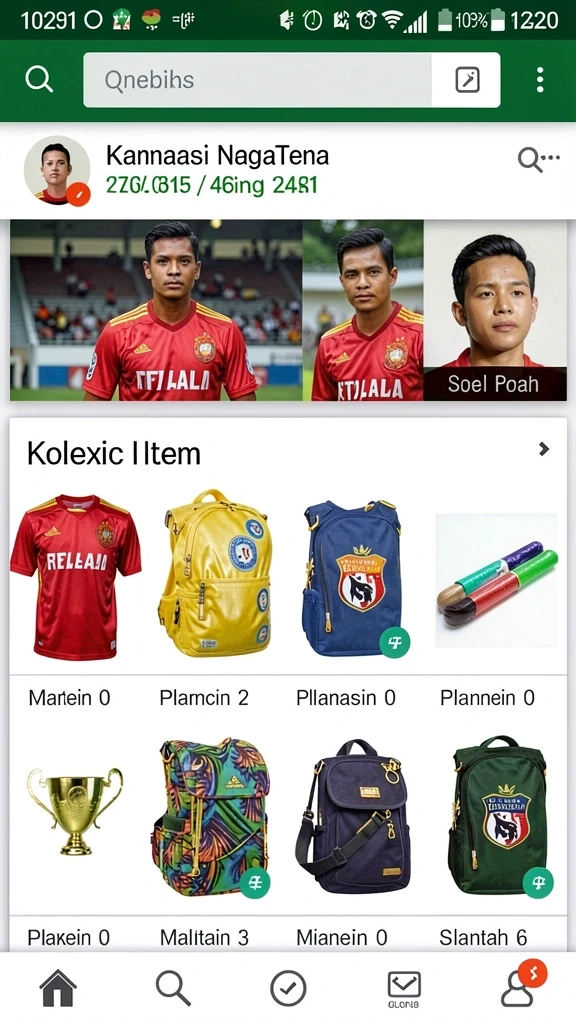 Menu fitur interaktif yang mudah digunakan.