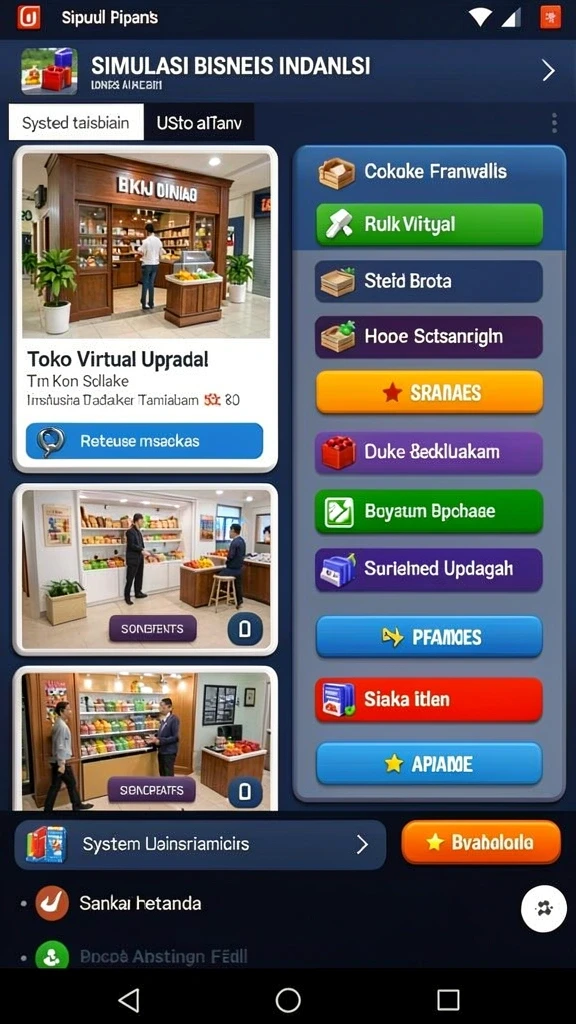 Tangkapan layar menunjukkan grafik detail dari level yang menantang.