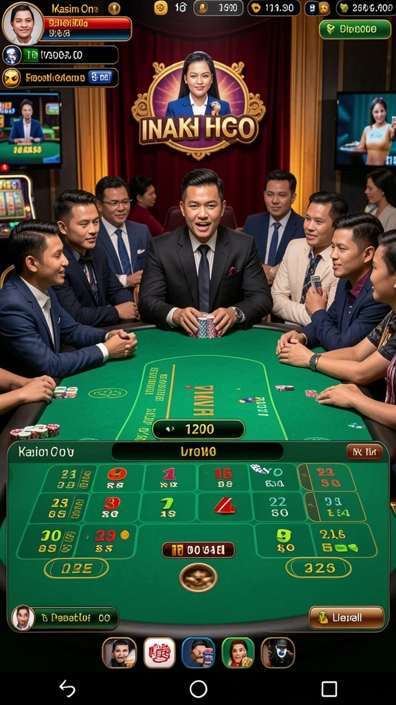 Tampilan antarmuka permainan yang menarik.