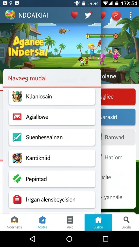 Beragam pilihan permainan kasino dan olahraga.