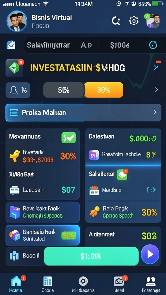 Karakter dengan kemampuan unik untuk setiap pemain.