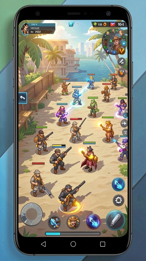 Fitur multiplayer yang memungkinkan bersosialisasi dengan teman.