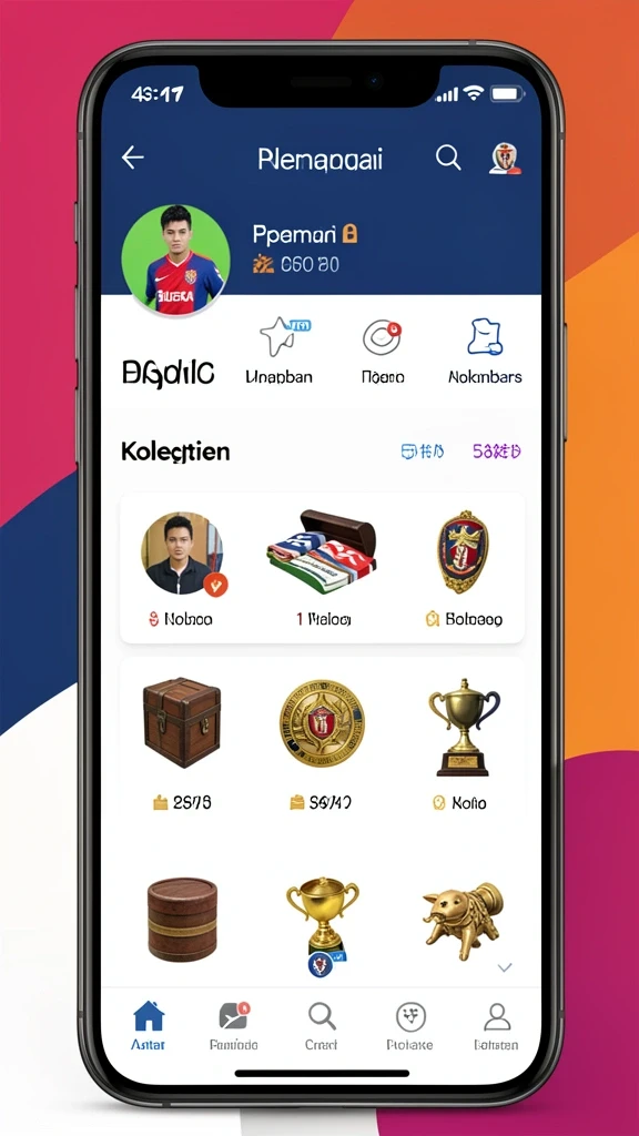 Tampilan karakter yang beragam dan menarik.
