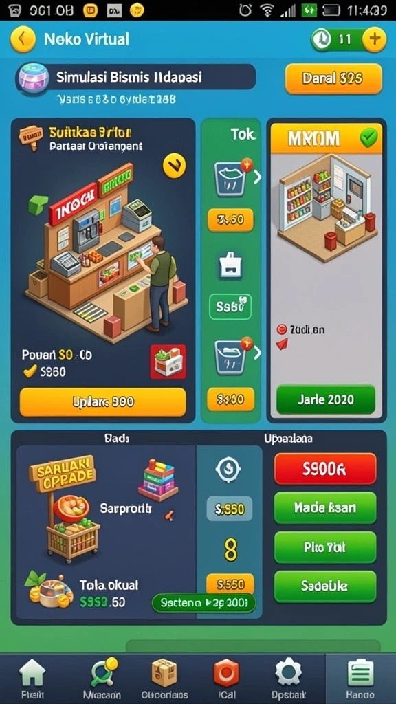 Fitur interaktif yang memungkinkan permainan lebih seru dan menyenangkan.