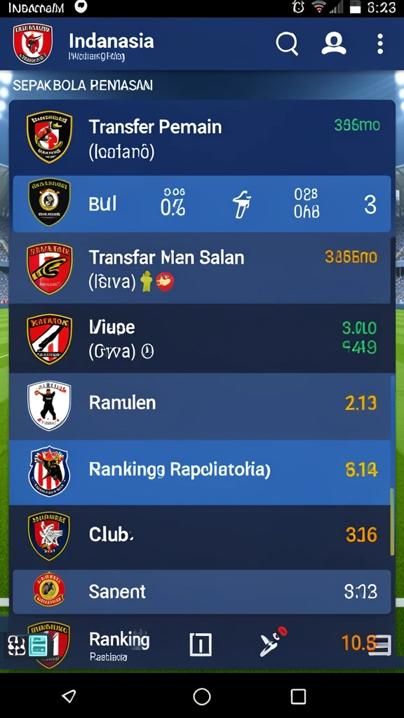 Screenshot menunjukkan aksi seru di arena hoki.