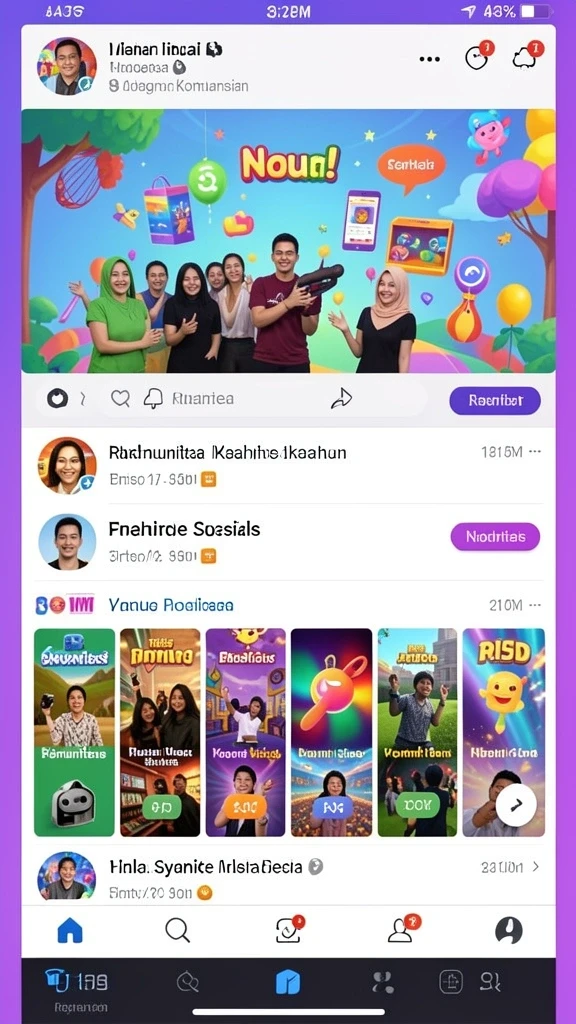 Mode permainan multiplayer yang seru dan interaktif.