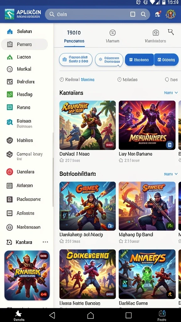 Screenshot ketiga menampilkan aksi seru dalam pertarungan melawan musuh.
