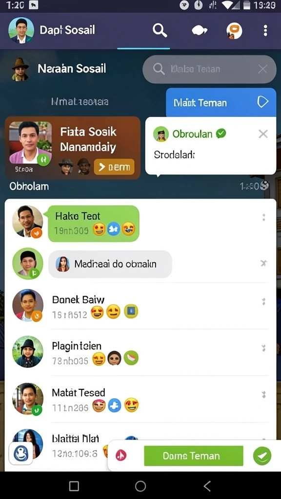 Fitur turnamen yang menarik dan kompetitif.